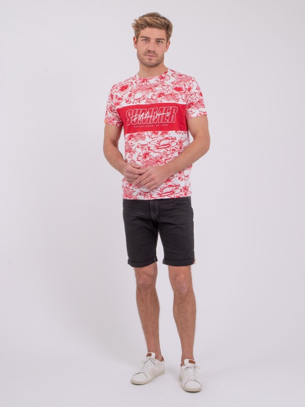 T-shirt manches courtes col...