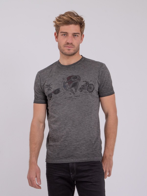 T-shirt manches courtes col...