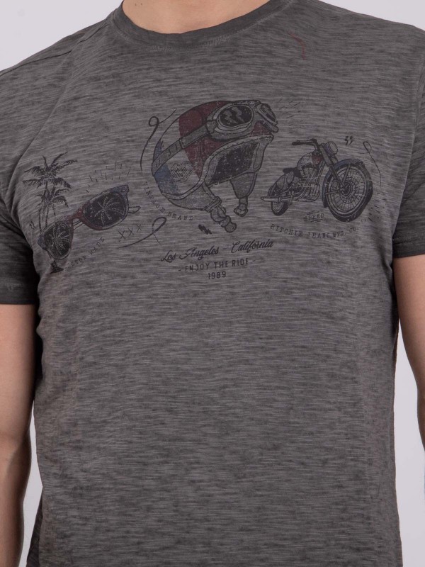 T-shirt manches courtes col...