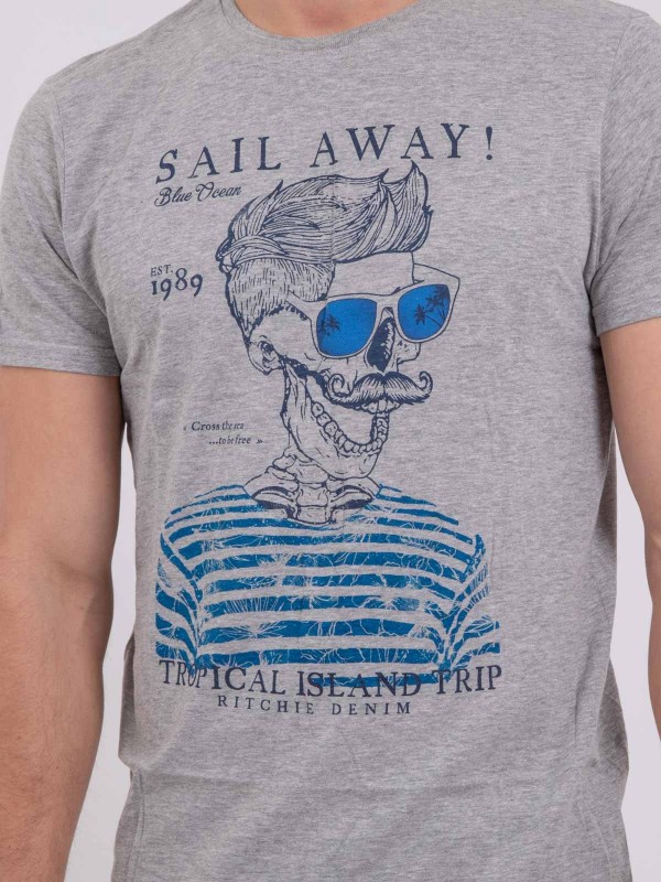 T-shirt manches courtes col...