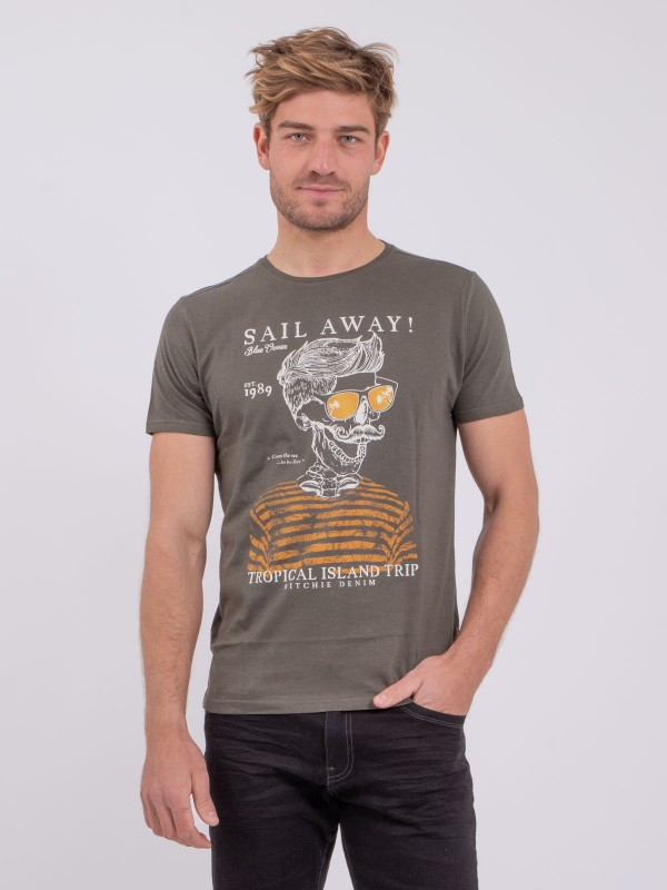 T-shirt manches courtes col...