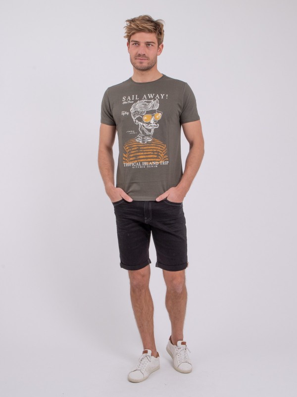 T-shirt manches courtes col...