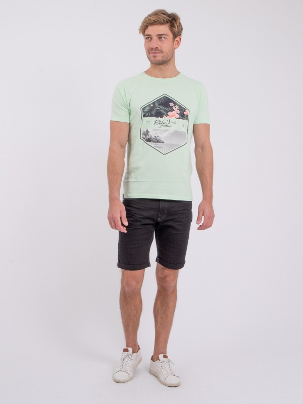 T-shirt manches courtes col...