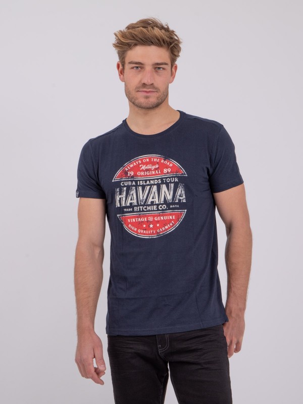 T-shirt manches courtes col...