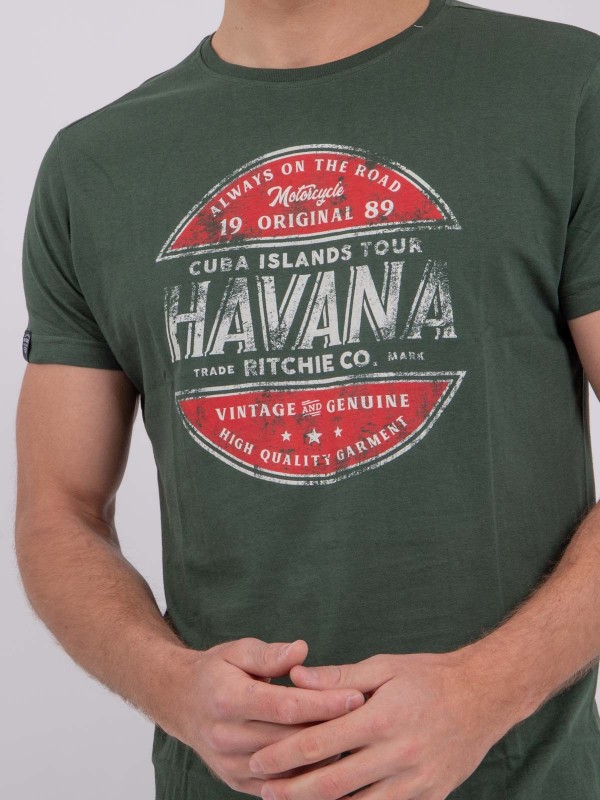 T-shirt manches courtes col...