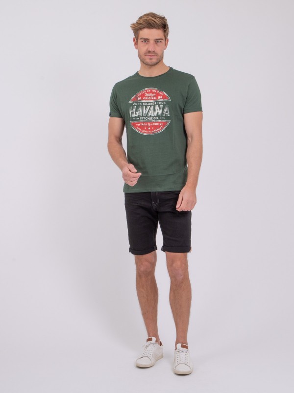 T-shirt manches courtes col...