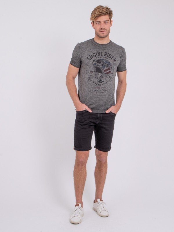 T-shirt manches courtes col...