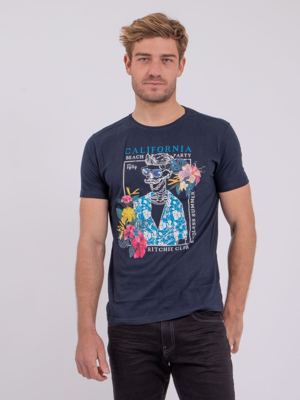 T-shirt manches courtes col...