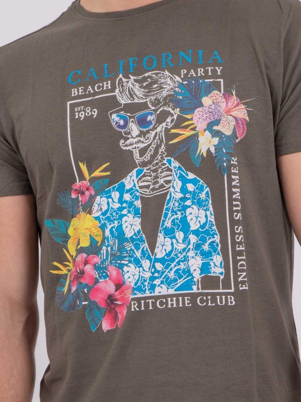 T-shirt manches courtes col...