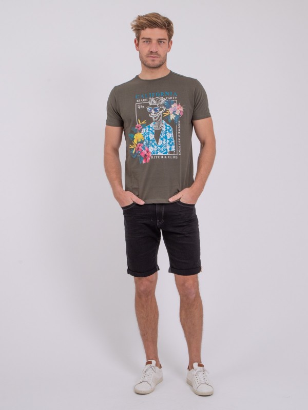 T-shirt manches courtes col...