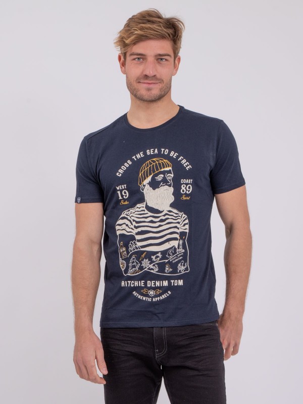 T-shirt manches courtes col...