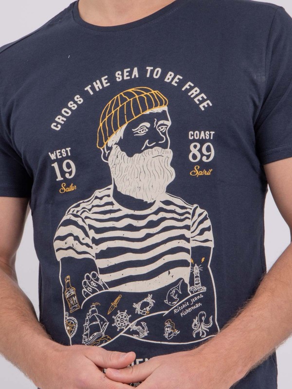 T-shirt manches courtes col...