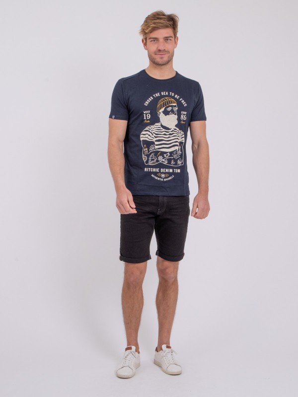 T-shirt manches courtes col...