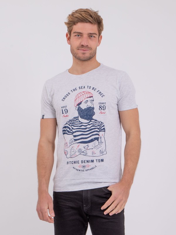 T-shirt manches courtes col...