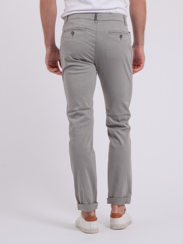 Pantalon chino CALES - Gris