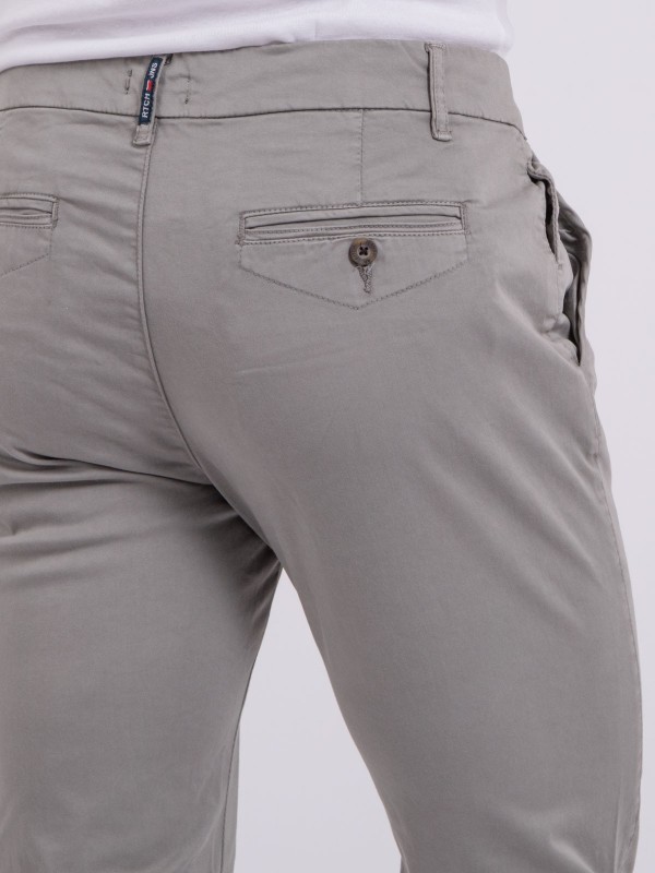 Pantalon chino CALES - Gris