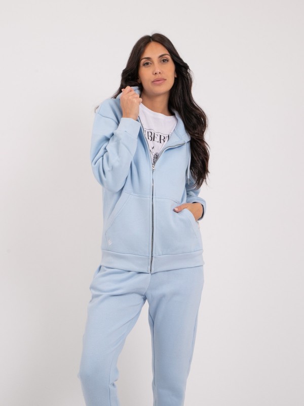 Sweat zippé capuche YVELINE...