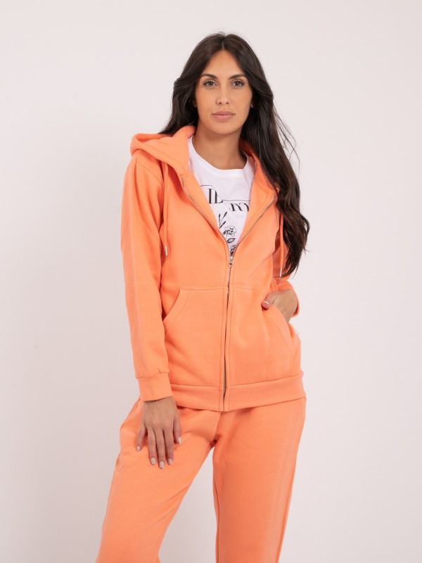 Sweat zippé capuche YVELINE...