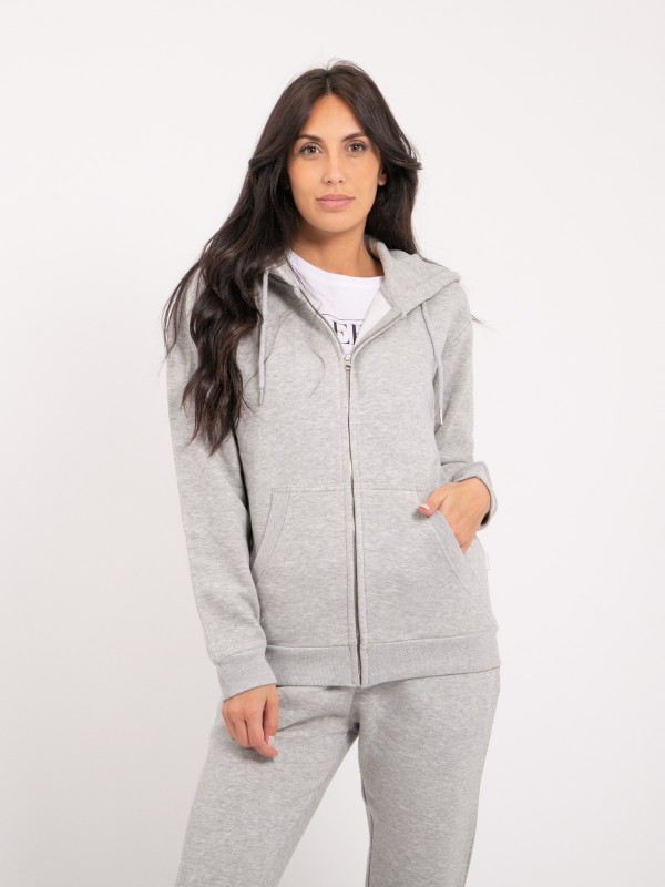 Sweat zippé capuche YVELINE...