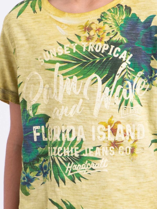 T-shirt manches courtes col...