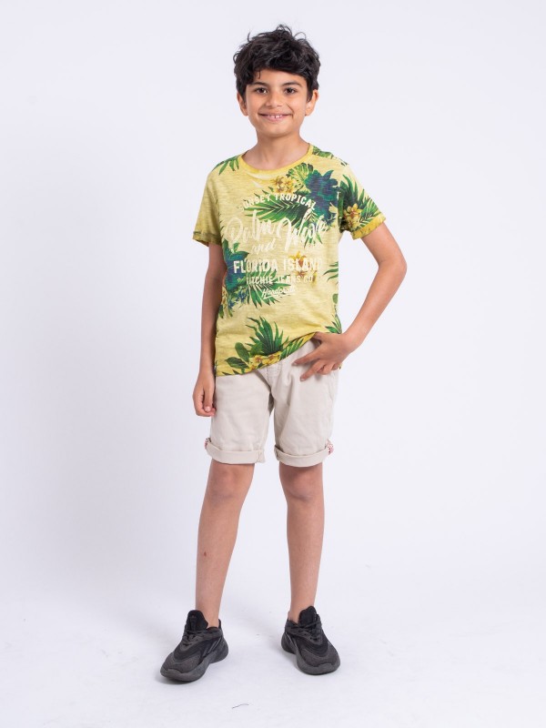 T-shirt manches courtes col...