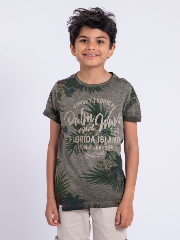 T-shirt manches courtes col...