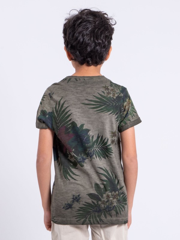 T-shirt manches courtes col...