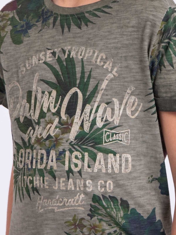 T-shirt manches courtes col...