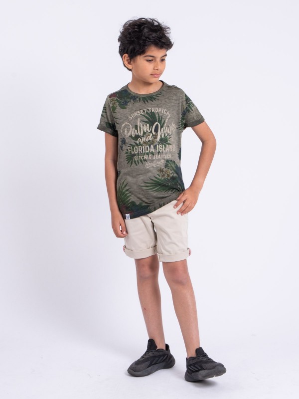 T-shirt manches courtes col...