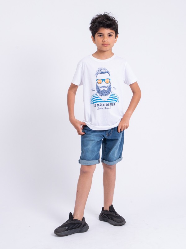 T-shirt manches courtes col...