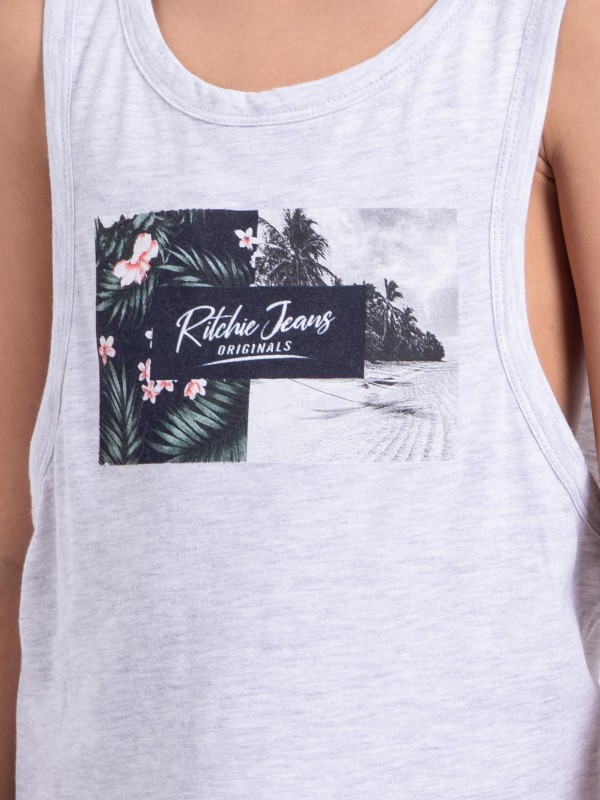 Débardeur col rond pur...