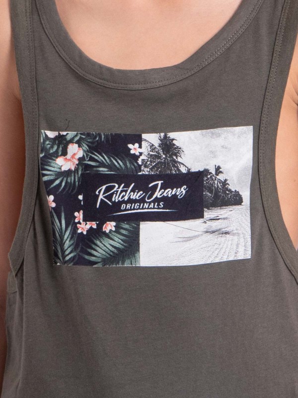 Débardeur col rond pur...