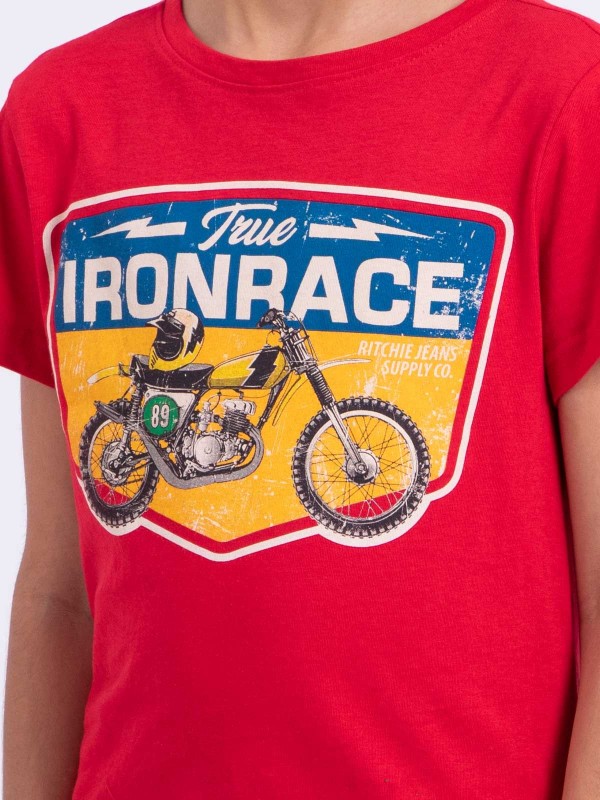 T-shirt manches courtes col...