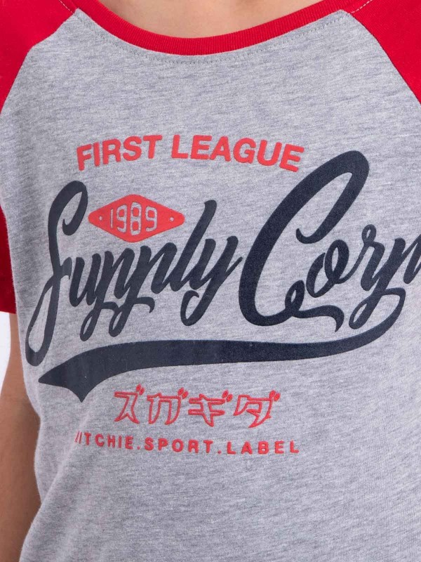 T-shirt manches courtes col...