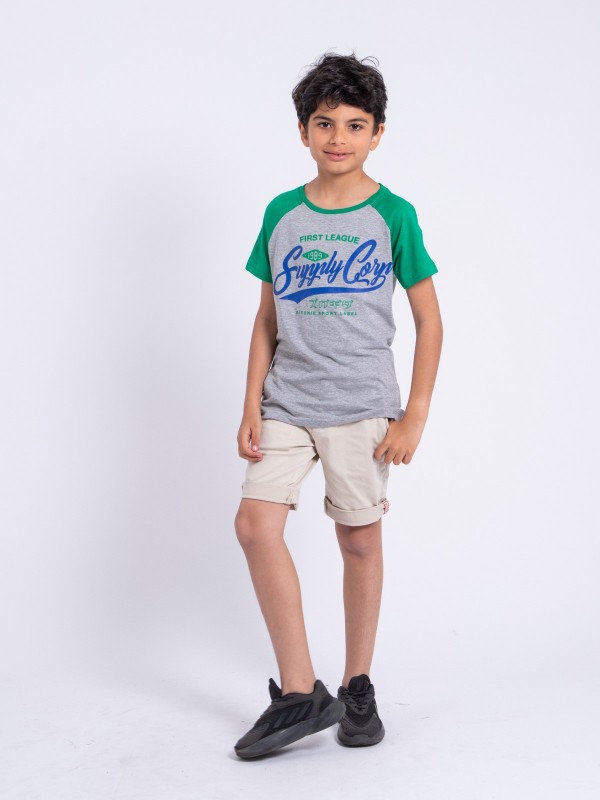 T-shirt manches courtes col...