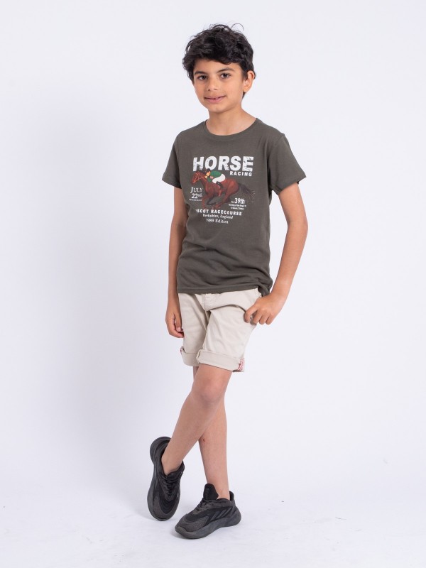 T-shirt manches courtes col...