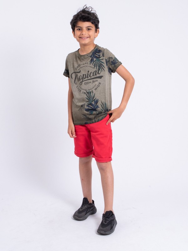 T-shirt manches courtes col...