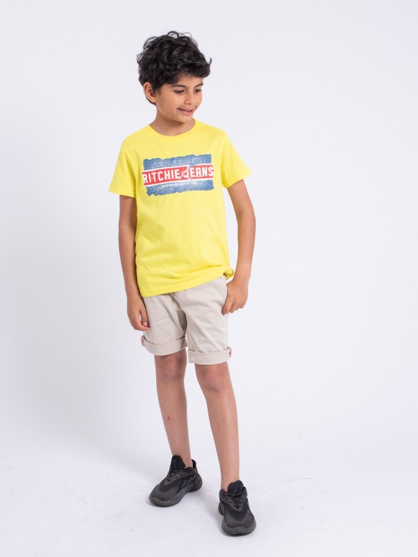 T-shirt manches courtes col...