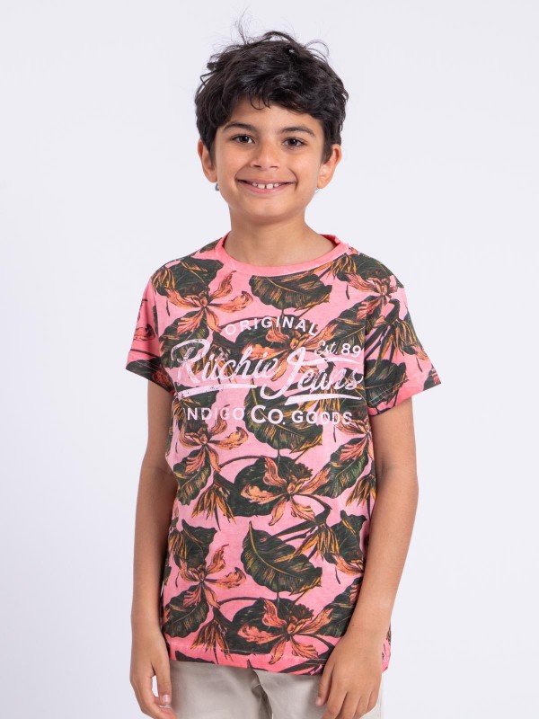 T-shirt manches courtes col...