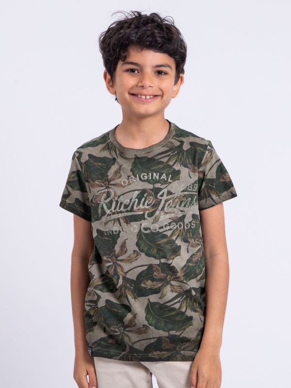 T-shirt manches courtes col...