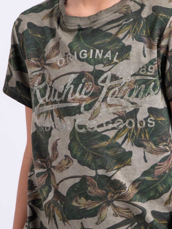 T-shirt manches courtes col...