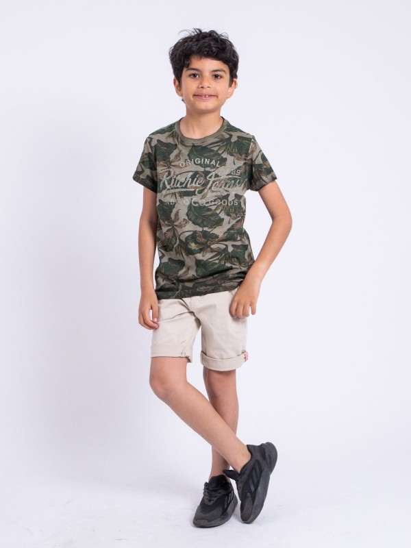 T-shirt manches courtes col...