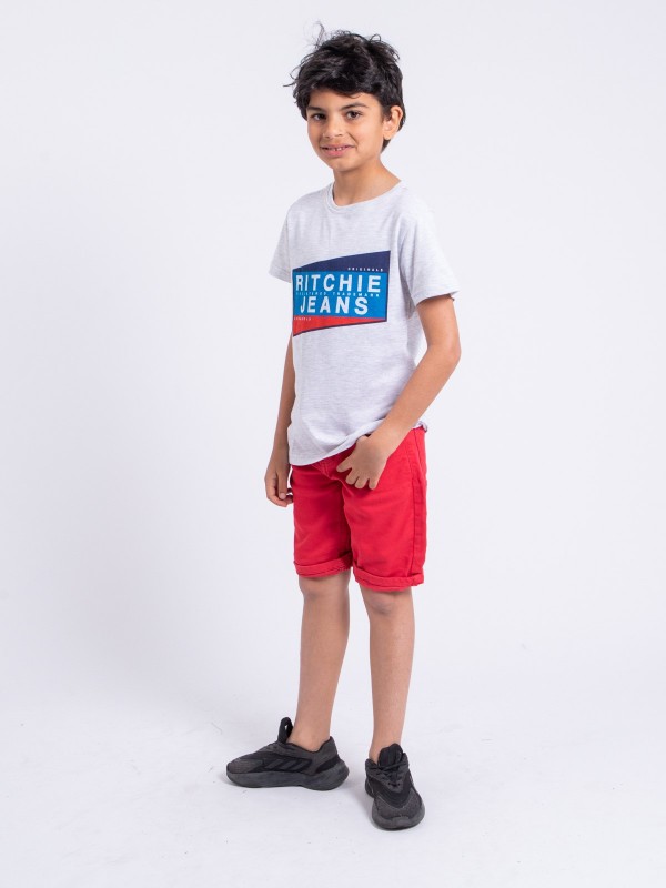 T-shirt manches courtes col...