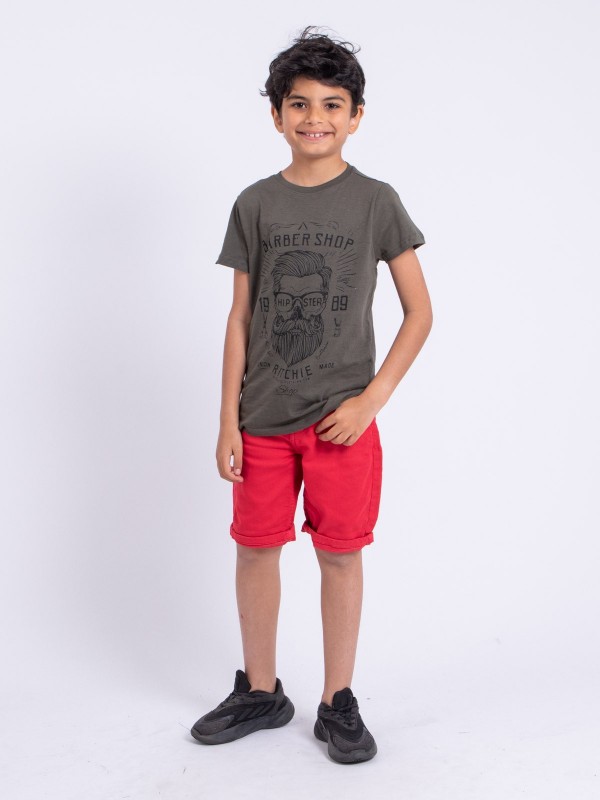 T-shirt manches courtes col...