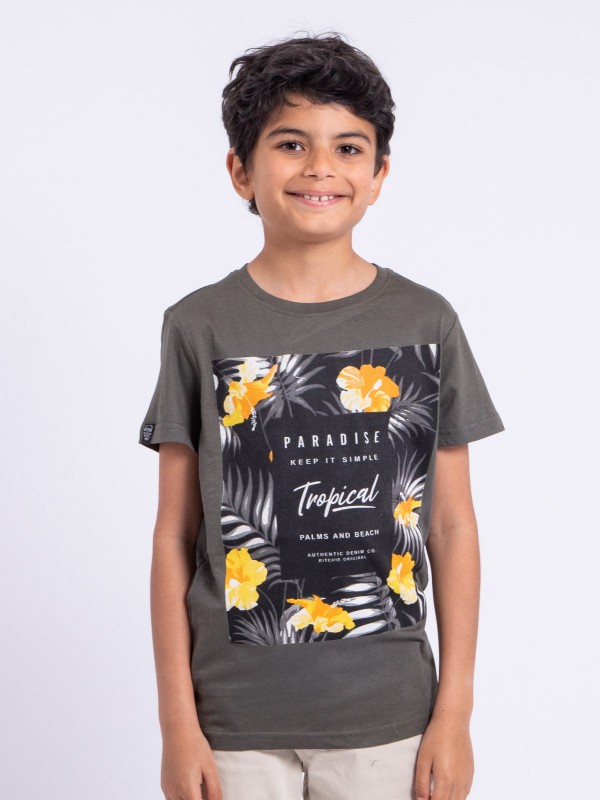 T-shirt manches courtes col...