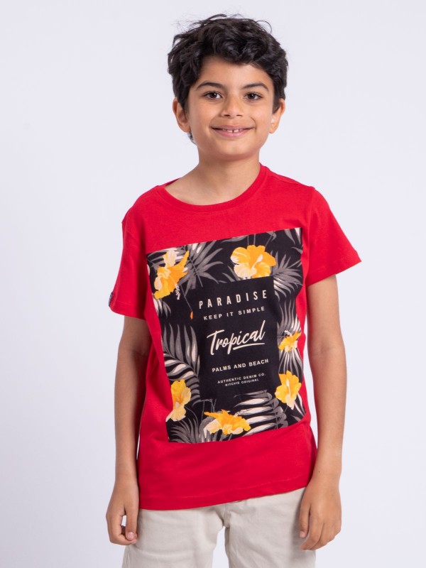 T-shirt manches courtes col...