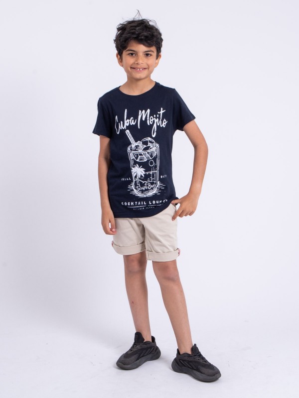 T-shirt manches courtes col...