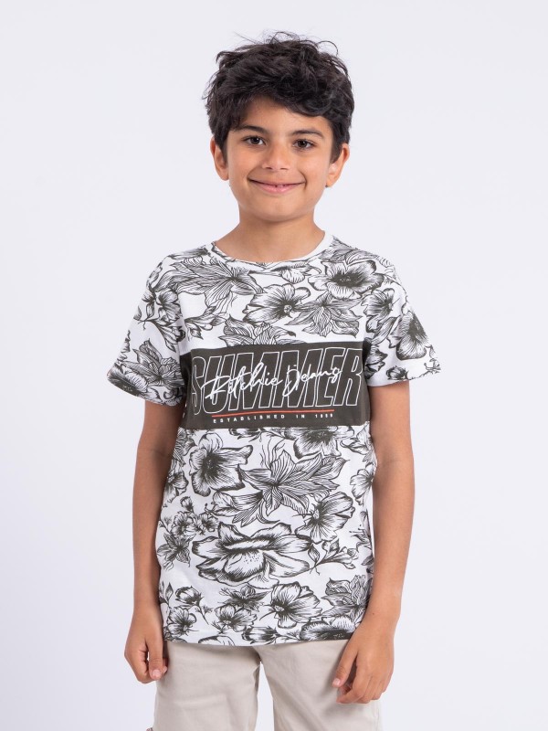 T-shirt manches courtes col...