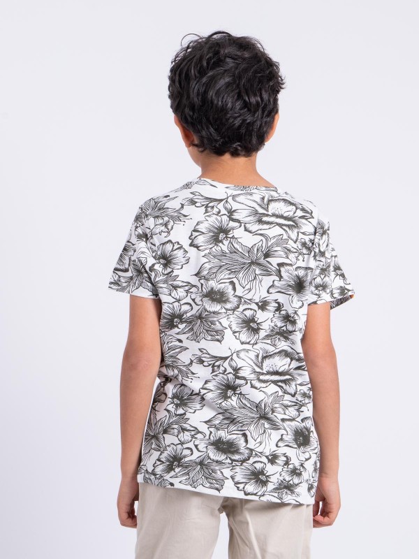 T-shirt manches courtes col...