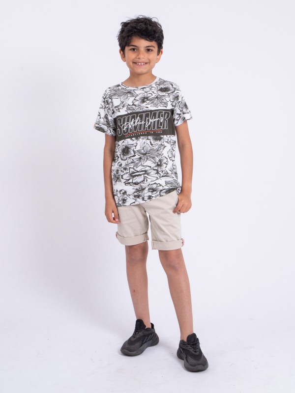 T-shirt manches courtes col...